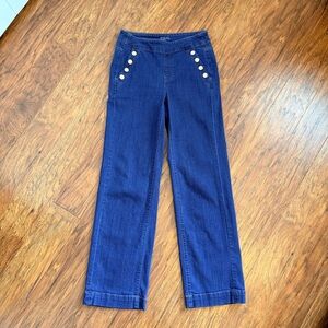 Chico's Denim Wide-Leg Pants Sz 0R